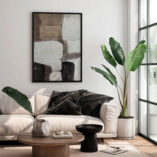 Load image into Gallery viewer, Premium painting with black frame - Modern Art I - E. Thorne