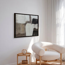Load image into Gallery viewer, Premium painting with black frame - Modern Art I - E. Thorne
