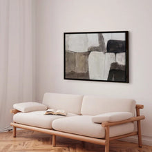 Load image into Gallery viewer, Premium painting with black frame - Modern Art I - E. Thorne