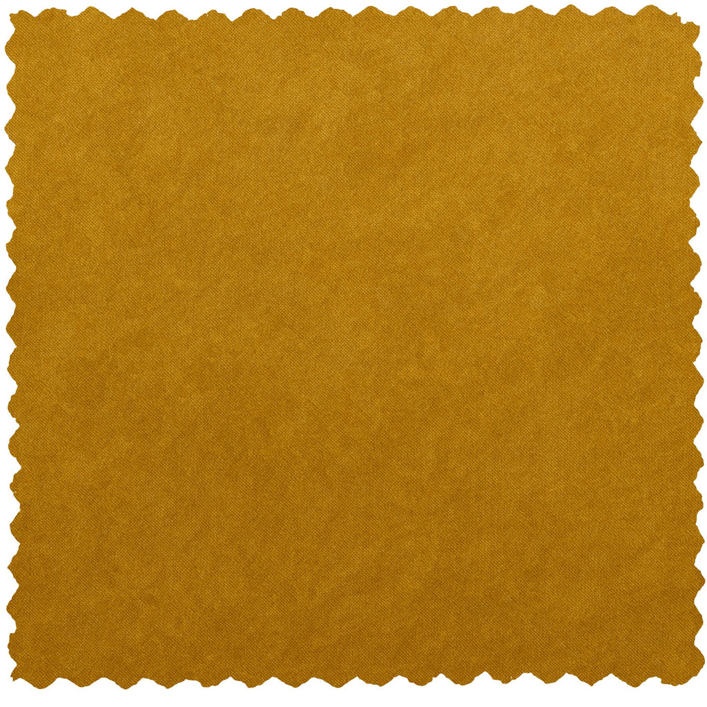 RODEO ARMCHAIR VELVET OCHRE YELLOW