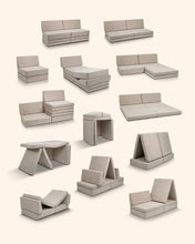 Cargar imagen en el visor de la galería, KINOS floor lounger | taupe