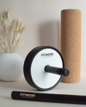 Load image into Gallery viewer, KIVI exercise wheel | white - black