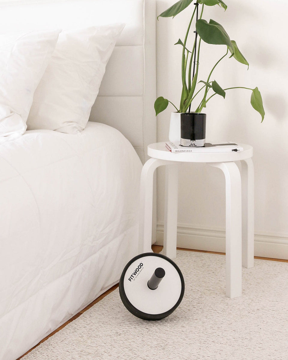 KIVI exercise wheel | white - black – BOIS BLANC HOME