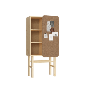 BACK TO STORAGE FSC SLIDE CABINET W. PINBOARD