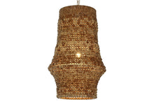 Cargar imagen en el visor de la galería, CEILING LAMP WOOD IRON 50X50X78 NATURAL