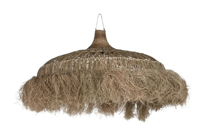CEILING LAMP FIBRAS NATURALES 100X100X40
