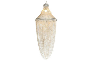 SHELL CEILING LAMP 52X52X135 HANDMADE
