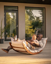 Cargar imagen en el visor de la galería, LAAKSO outdoor lounger | brown