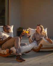 Cargar imagen en el visor de la galería, LAAKSO outdoor lounger | brown