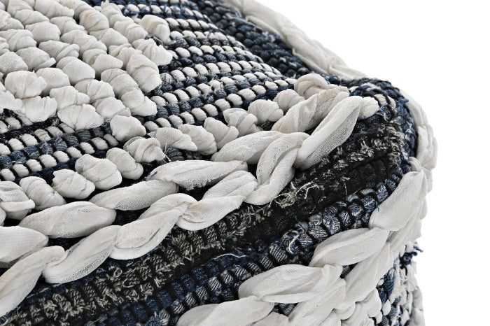 FLOOR CUSHION COTTON 50X50X50 2750 GR, STRIPES