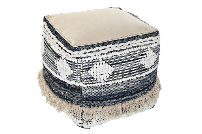 FLOOR CUSHION COTTON 50X50X50 2750 GR, STRIPES