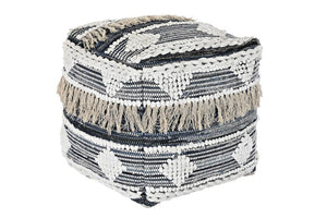 FLOOR CUSHION COTTON 50X50X50 2750 GR, STRIPES