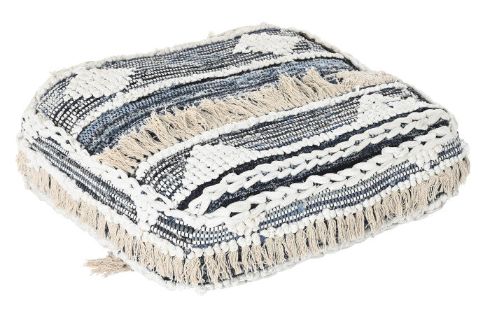 FLOOR CUSHION COTTON 60X60X25 6300 GR, STRIPES