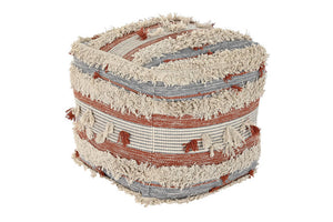 FLOOR CUSHION COTTON 50X50X50 2750 GR, STRIPES