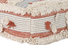 Cargar imagen en el visor de la galería, FLOOR CUSHION COTTON 60X60X25 6300 GR, STRIPES