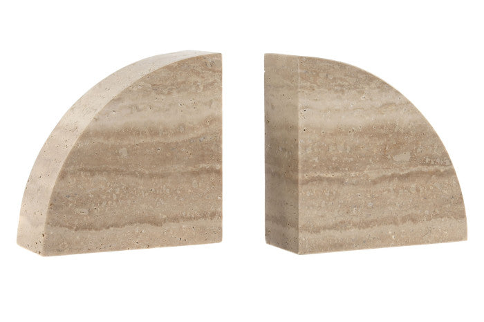 BOOKEND SET 2 MARBLE 24X5X12