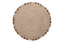 Carica l&#39;immagine nel visualizzatore di Gallery, CARPET COTTON SEAGRASS 90X90X1 POMPON NATURAL