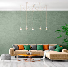Load image into Gallery viewer, Hang-5 Ceiling Pendant 5 Wires 3.50m - Raw String White Socket