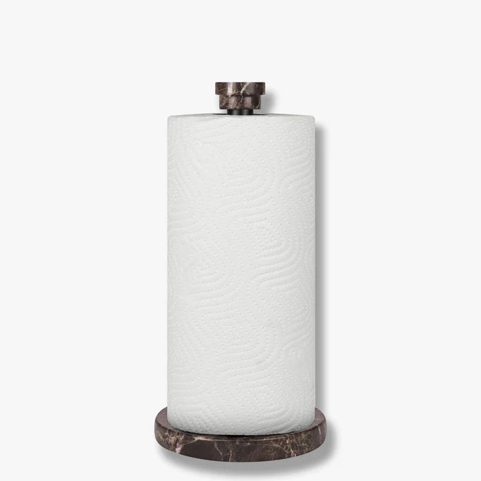 MARBLE kitchen roll holder, Brown