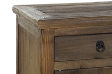 Carica l&#39;immagine nel visualizzatore di Gallery, ELM BUFFET 190X50X80 AGED BROWN