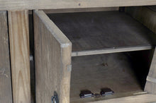 Carica l&#39;immagine nel visualizzatore di Gallery, ELM BUFFET 190X50X80 AGED BROWN