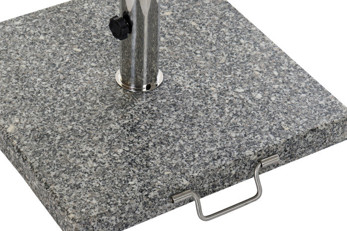 BASE SUNSHADE GRANITE INOX 45X45X35 25,00 GREY