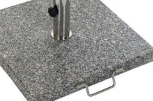 Carica l'immagine nel visualizzatore di Gallery, BASE SUNSHADE GRANITE INOX 45X45X35 25,00 GREY