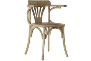 ELM RATAN CHAIR 57X46X78 NATURAL