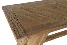 Cargar imagen en el visor de la galería, CONSOLE TABLE RECYCLED WOOD 160X45X76 NATURAL