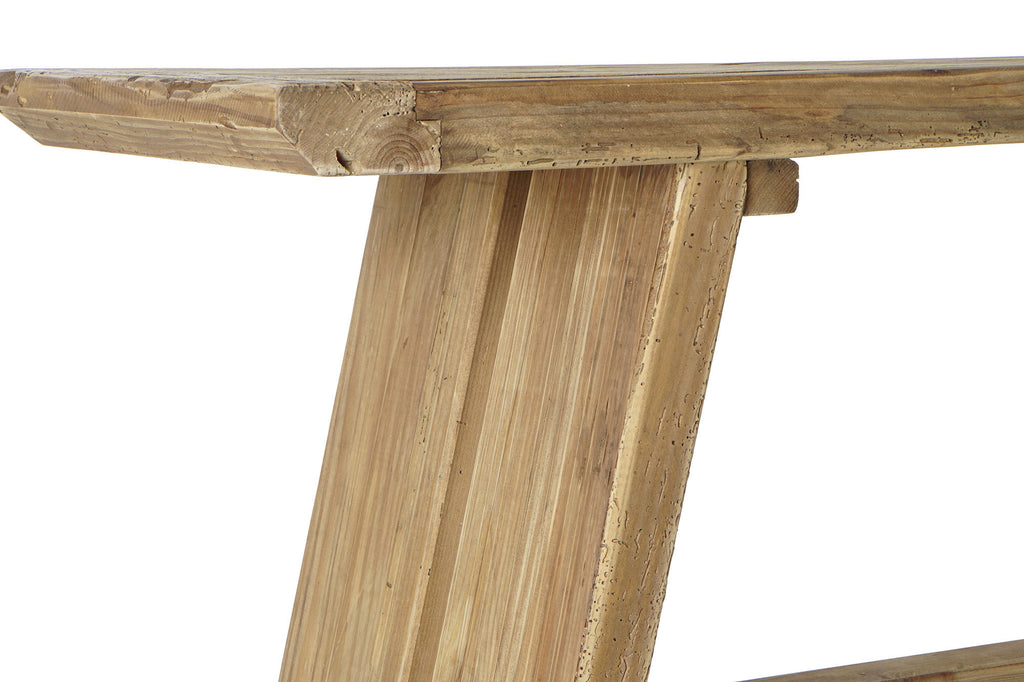 CONSOLE TABLE RECYCLED WOOD 160X45X76 NATURAL
