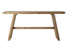 Charger l&#39;image dans la galerie, CONSOLE TABLE RECYCLED WOOD 160X45X76 NATURAL