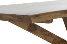 Cargar imagen en el visor de la galería, NATURAL WALNUT DINING TABLE 180X86X76