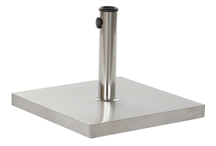 BASE SUNSHADE INOX 45X45X35 20KG. SILVER