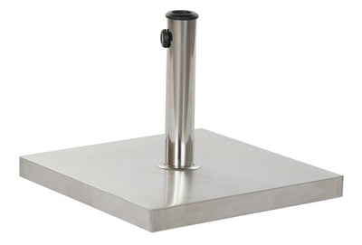 BASE SUNSHADE INOX 45X45X35 20KG. SILVER