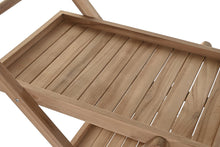 Load image into Gallery viewer, BAR TROLLEY TEAK 70X55X84 WHEEL NATURAL BROWN