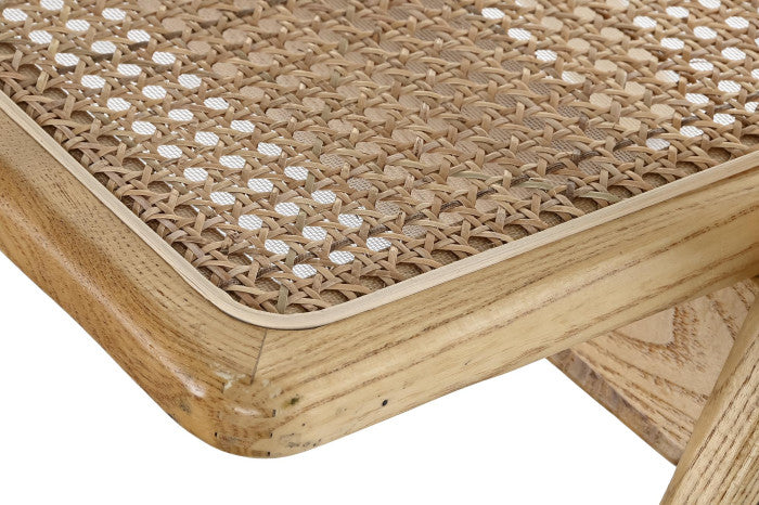 ELM RATAN CHAIR 53X60X79 LIGHT BROWN