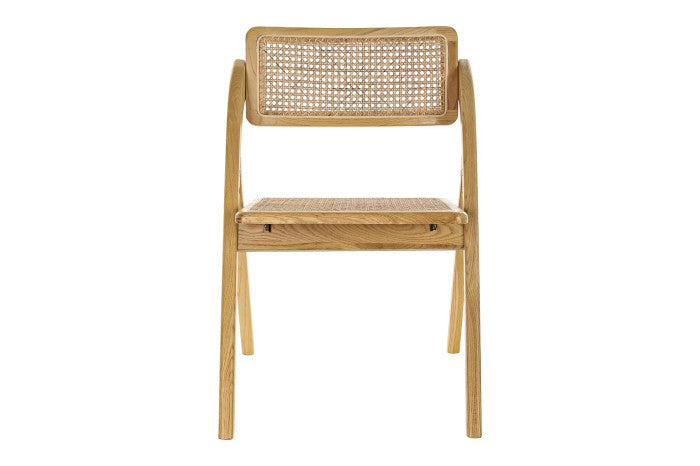 ELM RATAN CHAIR 53X60X79 LIGHT BROWN