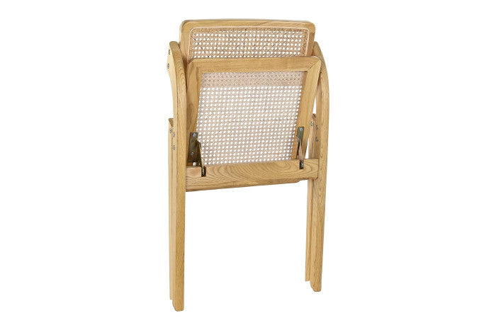 ELM RATAN CHAIR 53X60X79 LIGHT BROWN