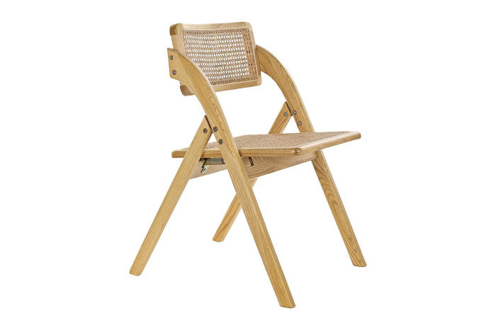 ELM RATAN CHAIR 53X60X79 LIGHT BROWN