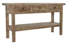 Charger l'image dans la galerie, CONSOLE TABLE WOOD 170X45X90 NATURAL NATURAL