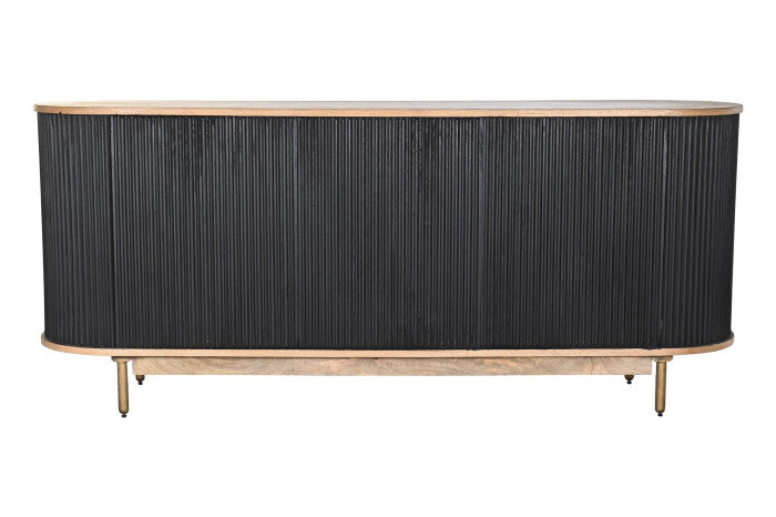 BUFFET MANGO OAK 177X45X75 BLACK