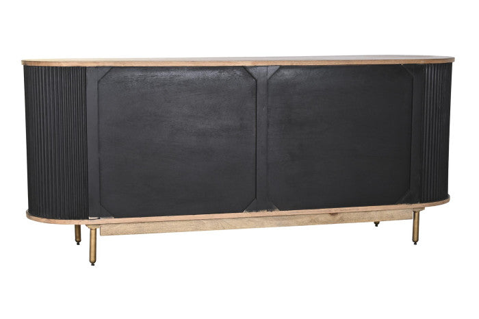 BUFFET MANGO OAK 177X45X75 BLACK