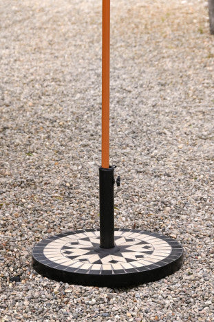 BASE SUNSHADE STONEWARE INOX 50X50X32,5 20KG, TILE