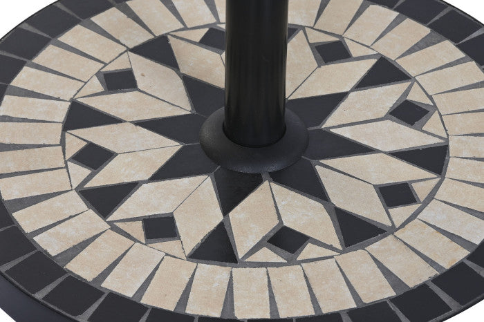 BASE SUNSHADE STONEWARE INOX 50X50X32,5 20KG, TILE