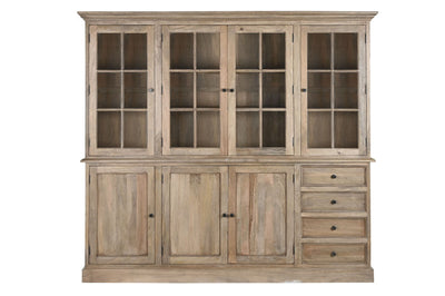 SHOWCASE MANGO GLASS 218,4X40,6X203 BROWN