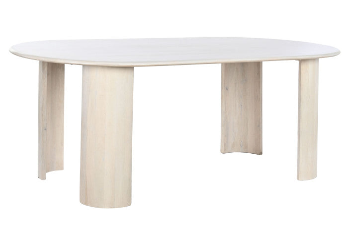 TABLE MANGO 200X100X76 WHITE