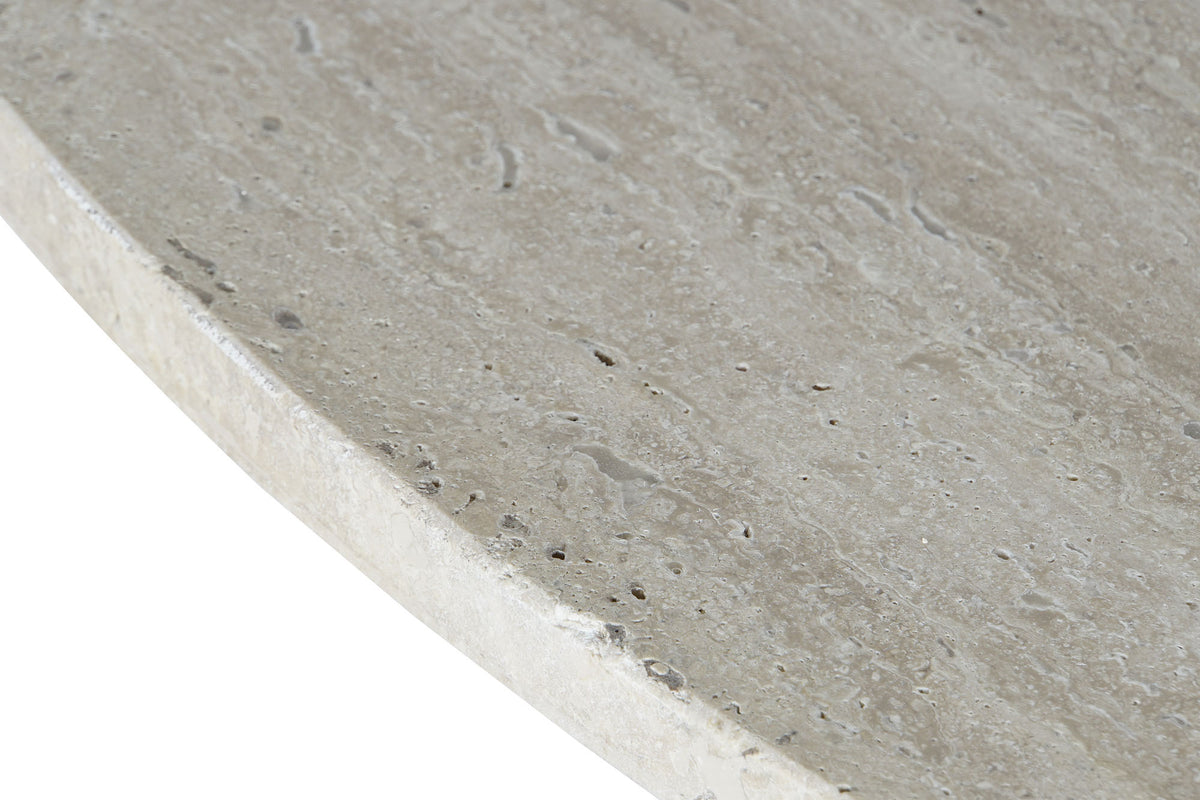 DINING TABLE MANGO MARBLE 120X120X78 BEIGE