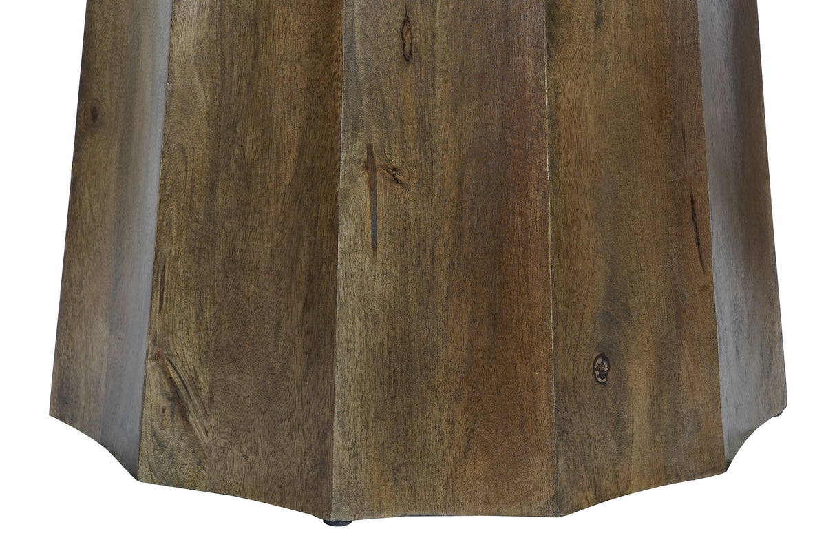 DINING TABLE MANGO MARBLE 120X120X78 BEIGE