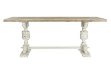 Laden Sie das Bild in den Galerie-Viewer, DINING TABLE FIR 200X90X78 NATURAL AGED