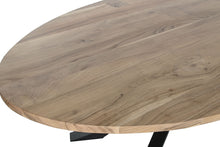 Load image into Gallery viewer, DINING TABLE ACACIA METAL 200X110X76